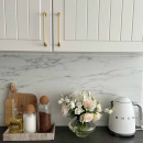 Handgreep 1353 - 128mm - Gepolijst/Onbehandeld Messing