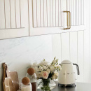 Handgreep 1353 - 128mm - Gepolijst/Onbehandeld Messing