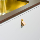 Loop Round - Zwart Leer/Zwart