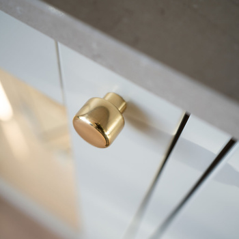 Knop Esther - Gepolijst Messing