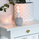 Knop Sture - 28mm - Geborsteld Onbehandeld Messing