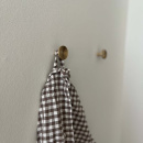 Haak Sture - 28mm - Geborsteld Onbehandeld Messing