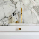 Knop Dalby - Gepolijst Onbehandeld Messing