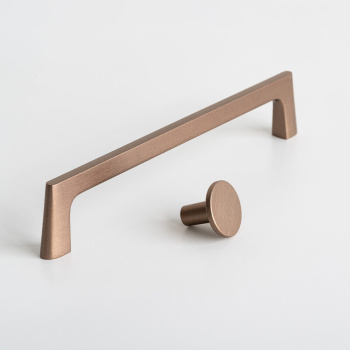Knop Lund - 25mm - Geborsteld Brons