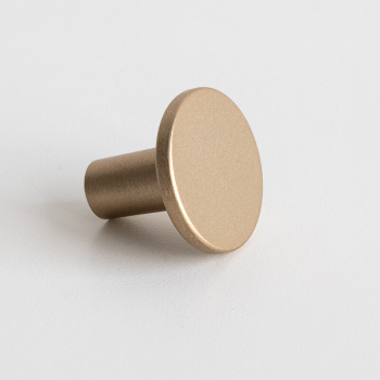 Knop Lund - 25mm - Geborsteld Licht Goud