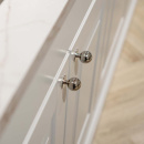 Knop Solliden - Vernikkeld