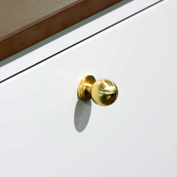 Knop Solliden - Gepolijst Messing
