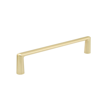 Handgreep Bob - 160mm - Geborsteld Messing