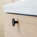 Knop Como Big - Mat Zwart