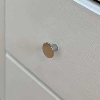 Knop Como - Chroom