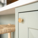 Knop Como - Gepolijst Messing