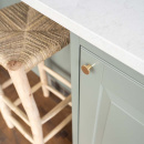 Knop Como - Gepolijst Messing