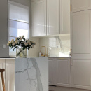 Handgreep Este - 160mm - Geborsteld Messing