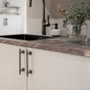 Handgreep Uniform - 128mm - Gebronsd Messing