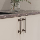 Handgreep Uniform - 128mm - Gebronsd Messing