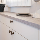 Knop Uno - Gebronsd Messing