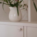 Knop Uno - Vernikkeld