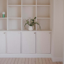 Knop Uno - Vernikkeld