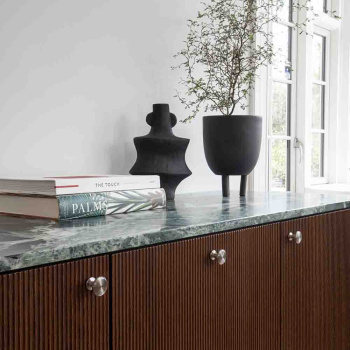 Knop Uno - Geborsteld RVS