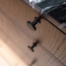 Knop Uno - Mat Zwart