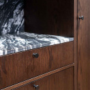 Knop Uno - Mat Zwart