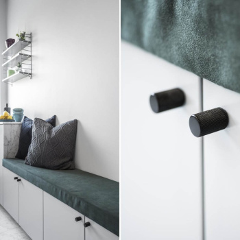 Knop Graf - Mat Zwart