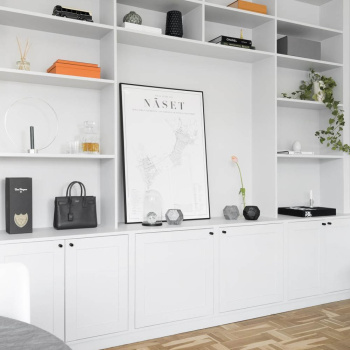 Knop Graf - Mat Zwart