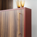 Handgreep Pura - Geborsteld Messing