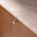 Knop Spira - Gepolijst Messing