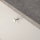 Knop Spira - Vernikkeld