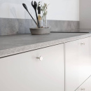 Knop Spira - Vernikkeld