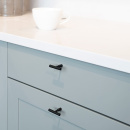 Knop T Spira - Mat Zwart