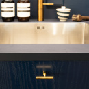 Knop T Spira - Gepolijst Messing