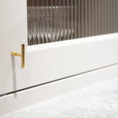 Knop T Spira - Gepolijst Messing