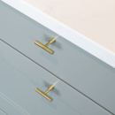 Knop T Spira - Gepolijst Messing