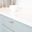 Knop T Spira - Gepolijst Messing