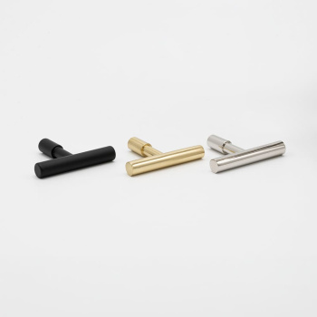Knop T Spira - Gepolijst Messing