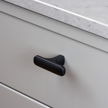 Knop T Ethel - Mat Zwart