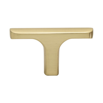 Knop T Ethel - Geborsteld Messing