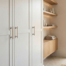 Handgreep Uniform - 128mm - Eiken/Geborsteld RVS