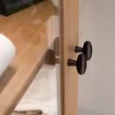 Knop T Oliver - Gebronsd Messing