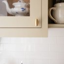 Knop T Oliver - Geborsteld Messing