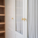 Knop T Oliver - Geborsteld Messing