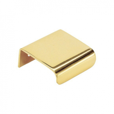 Greeplijsten Lip - 40mm - Gepolijst Messing in de groep Handgreep / Kleur/Materiaal / Messing bij Beslag Online (343451-11)