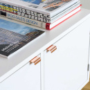 Greeplijsten Lip - 40mm - Gepolijst Koper