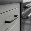 Handgreep Provence - 160mm - Gietijzer Zwart