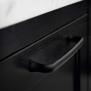 Handgreep Provence - 160mm - Gietijzer Zwart