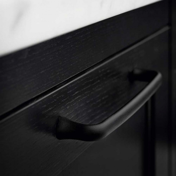 Handgreep Provence - 160mm - Gietijzer Zwart