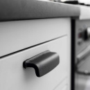 Handgreep Art - 96mm - Gietijzer Zwart