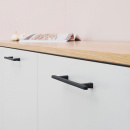 Handgreep Pen - 128mm - Gietijzer Zwart